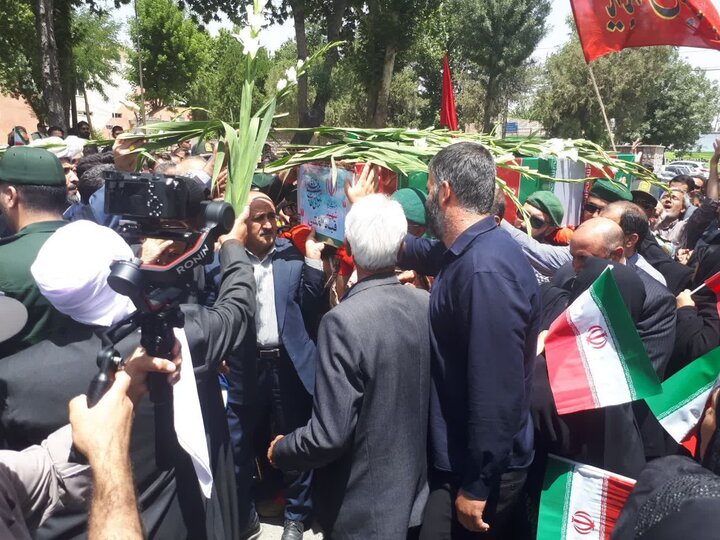 کامیاران میزبان تشییع پیکر سردار شهید قباد الفتی