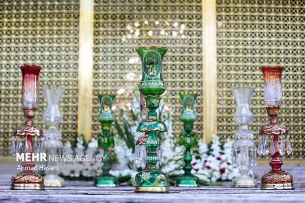 اذن عزا و تعویض پرچم حرم مطهر امام رضا (ع)