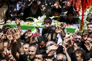 تشییع پیکر مطهر سرلشکر شهید «غلامرضا محرابی» در اهواز