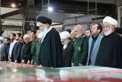 پیکر مطهر سرلشکر شهید «غلامرضا محرابی» در اهواز تشییع شد