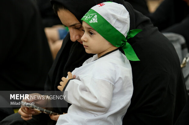 مراسم شیرخوارگان حسینی در فومن