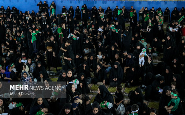 مراسم شیرخوارگان حسینی در فومن