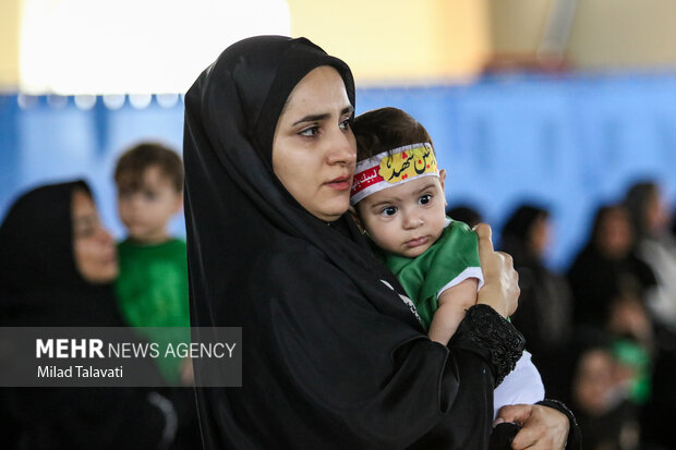 مراسم شیرخوارگان حسینی در فومن