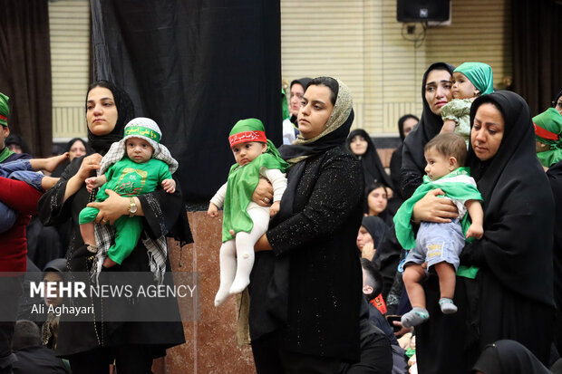 مراسم «شیرخوارگان حسینی» در ارومیه