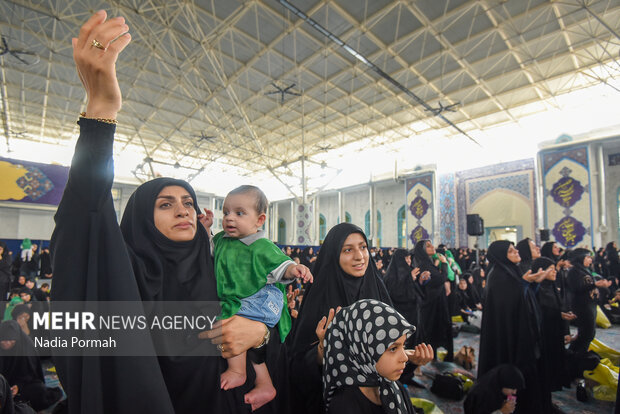 مراسم «شیرخوارگان حسینی» در کرج