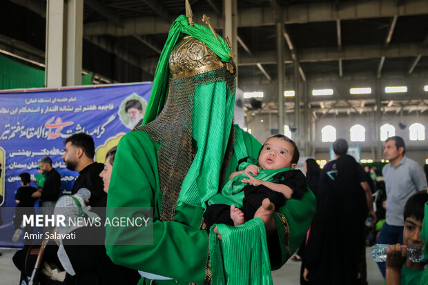 مراسم شیرخوارگان حسینی در سمنان
