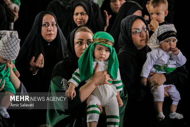 مراسم شیرخوارگان حسینی در سمنان