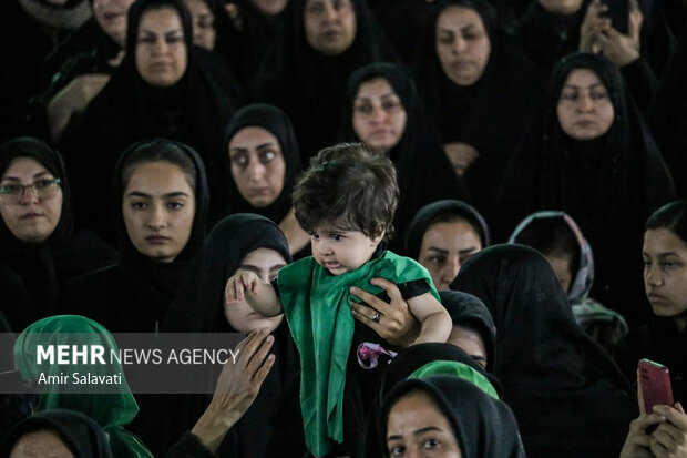 مراسم شیرخوارگان حسینی در سمنان