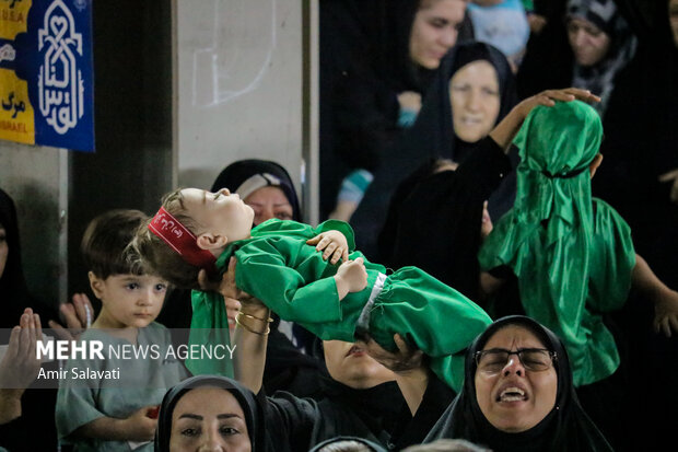 مراسم شیرخوارگان حسینی در سمنان