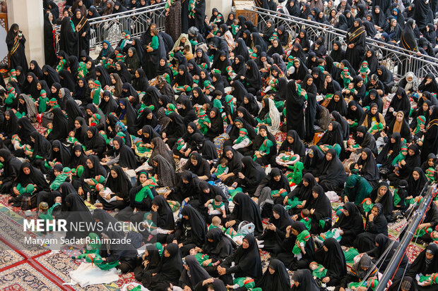 همصدای با طفلان شهید مقاومت در سومین حرم اهل بیت (ع)