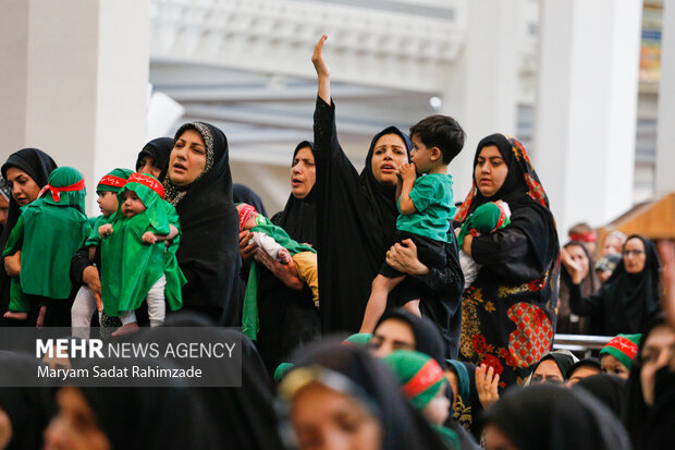 همصدای با طفلان شهید مقاومت در سومین حرم اهل بیت (ع)