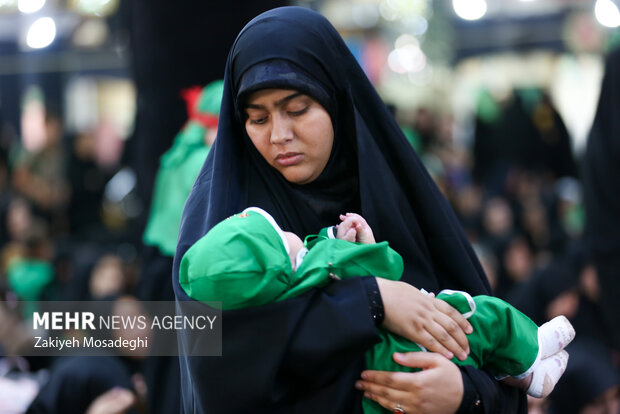 مراسم «شیرخوارگان حسینی» در کرمان