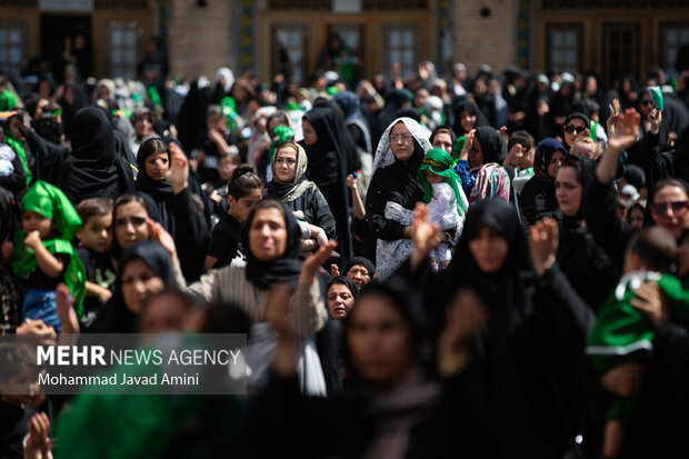 مراسم «شیرخوارگان حسینی» در قزوین