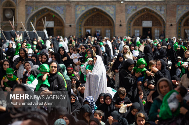 مراسم «شیرخوارگان حسینی» در قزوین