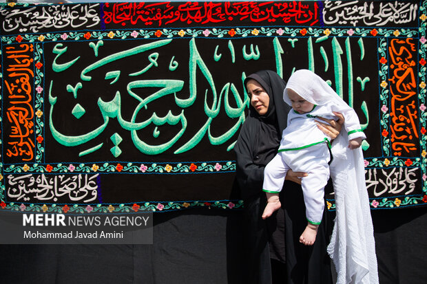 مراسم «شیرخوارگان حسینی» در قزوین