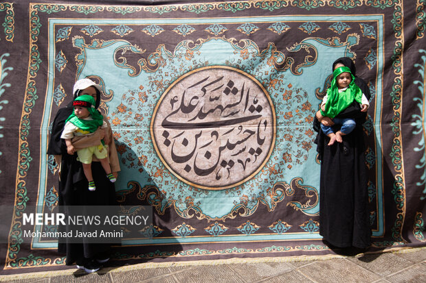 مراسم «شیرخوارگان حسینی» در قزوین