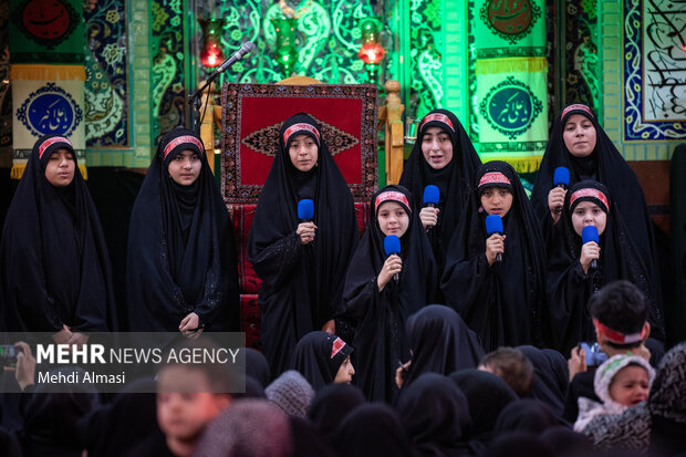 مراسم «شیرخوارگان حسینی» در زنجان