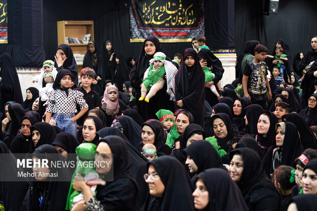 مراسم «شیرخوارگان حسینی» در زنجان