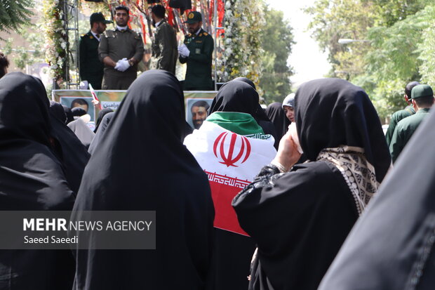 تشییع پیکر شهیدان «محسن برکان» و «ابوالفضل ابوالحسنی» در ورامین