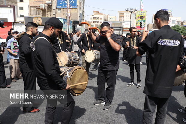 تشییع پیکر شهیدان «محسن برکان» و «ابوالفضل ابوالحسنی» در ورامین