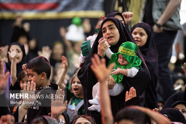 مراسم «شیرخوارگان حسینی» در زنجان