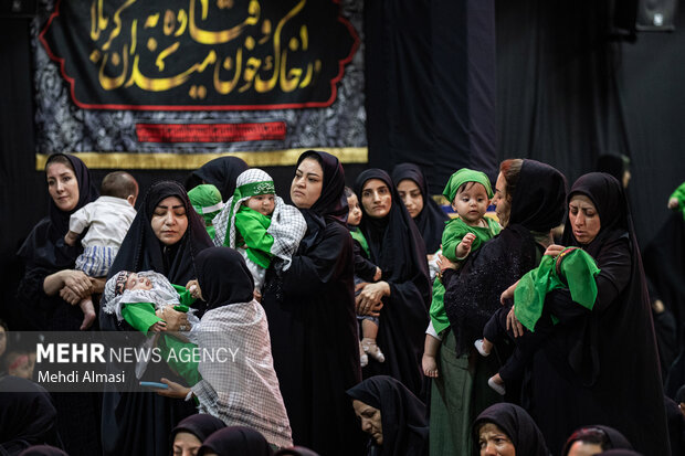 مراسم «شیرخوارگان حسینی» در زنجان