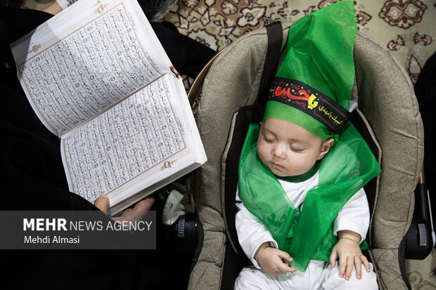 مراسم «شیرخوارگان حسینی» در زنجان