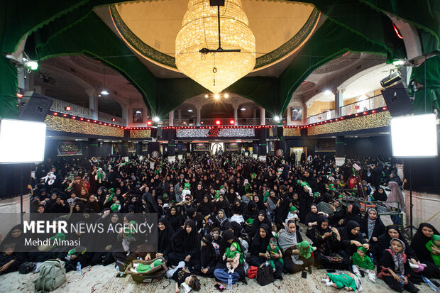 مراسم «شیرخوارگان حسینی» در زنجان