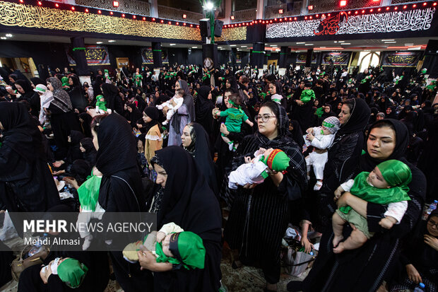 مراسم «شیرخوارگان حسینی» در زنجان
