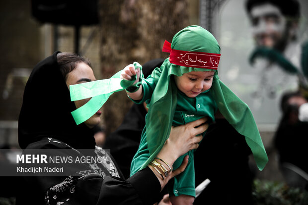 مراسم «شیرخوارگان حسینی» در اصفهان