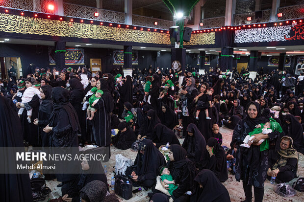 مراسم «شیرخوارگان حسینی» در زنجان