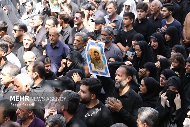 تشییع پیکر شهیدان «محسن برکان» و «ابوالفضل ابوالحسنی» در ورامین