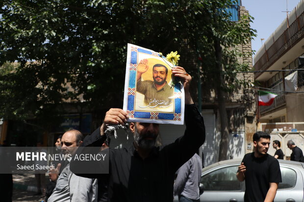 تشییع پیکر شهیدان «محسن برکان» و «ابوالفضل ابوالحسنی» در ورامین