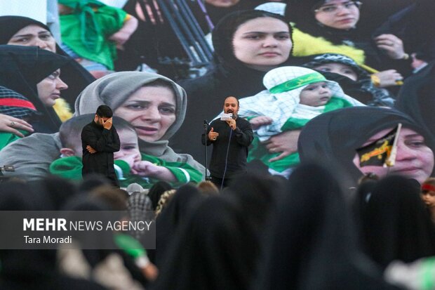 مراسم «شیرخوارگان حسینی» در رشت