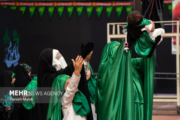 مراسم «شیرخوارگان حسینی» در گرگان