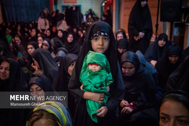 مراسم «شیرخوارگان حسینی» در شاهرود