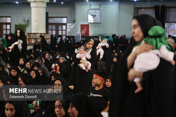 مراسم «شیرخوارگان حسینی» در شهرری