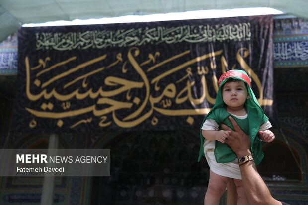 مراسم «شیرخوارگان حسینی» در شهرری