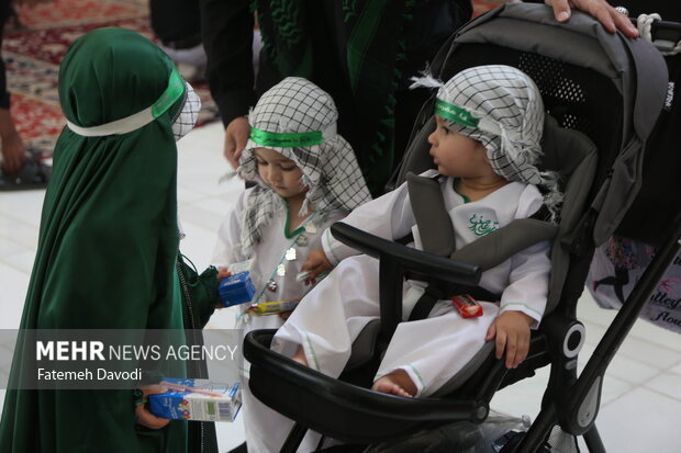 مراسم «شیرخوارگان حسینی» در شهرری