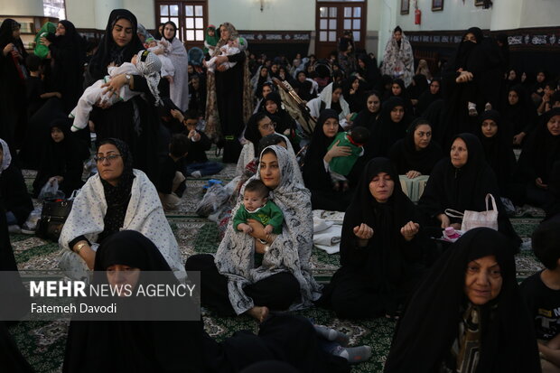 مراسم «شیرخوارگان حسینی» در شهرری