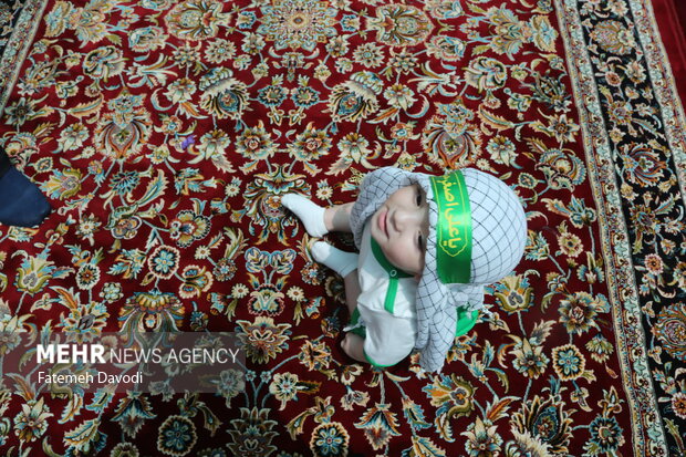 مراسم «شیرخوارگان حسینی» در شهرری