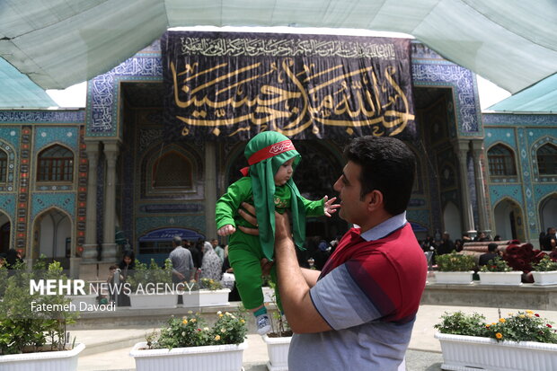 مراسم «شیرخوارگان حسینی» در شهرری