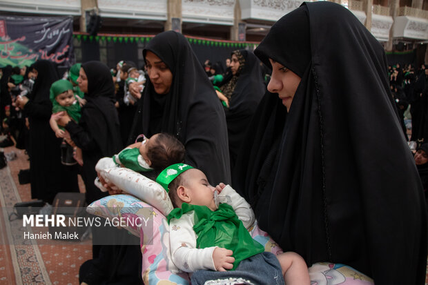مراسم «شیرخوارگان حسینی» در گرگان
