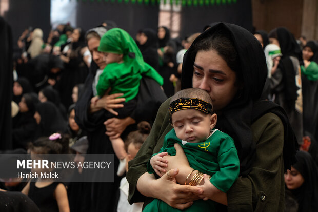 مراسم «شیرخوارگان حسینی» در گرگان