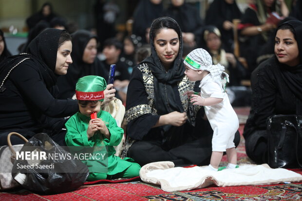مراسم «شیرخوارگان حسینی» در ورامین