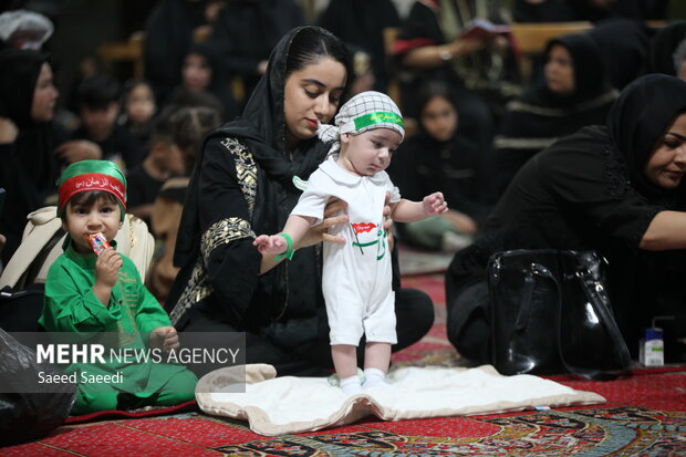 مراسم «شیرخوارگان حسینی» در ورامین