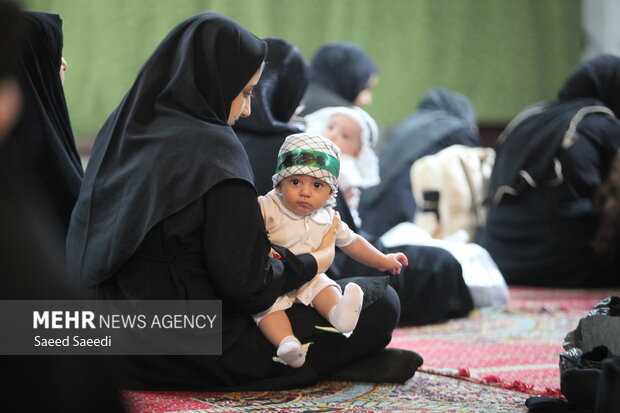 مراسم «شیرخوارگان حسینی» در ورامین