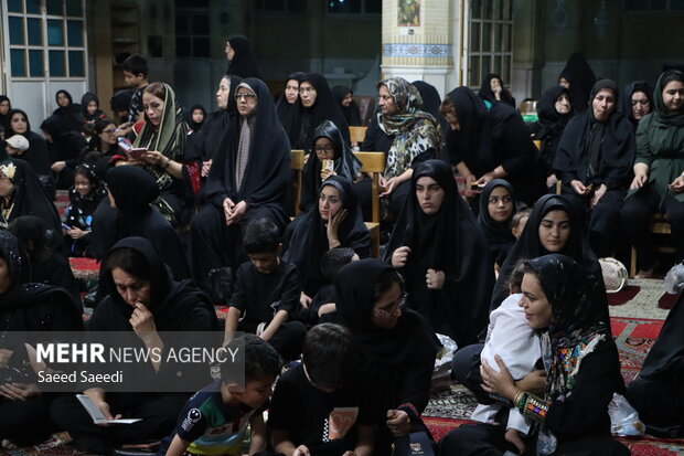 مراسم «شیرخوارگان حسینی» در ورامین