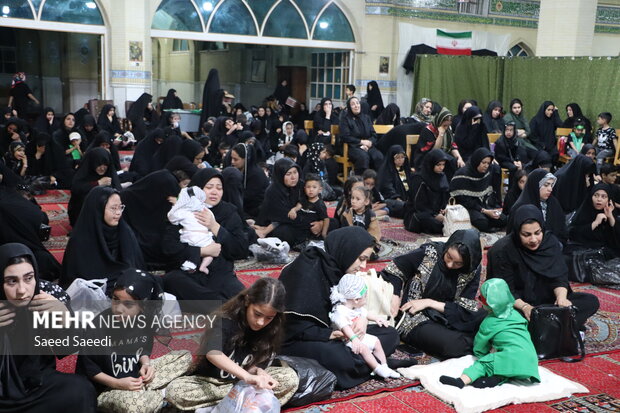 مراسم «شیرخوارگان حسینی» در ورامین