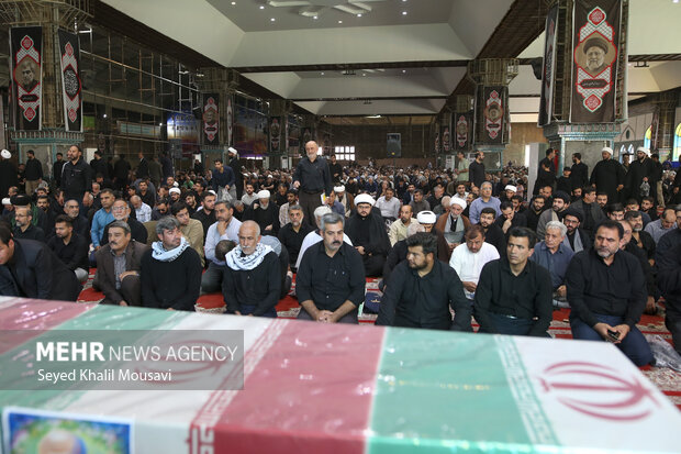 تشییع پیکر مطهر سرلشکر شهید «غلامرضا محرابی» در اهواز